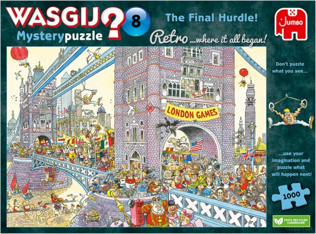 TIM TOYS 1000 el. Wasgij Mystery Ostatni bieg [PUZZLE]
