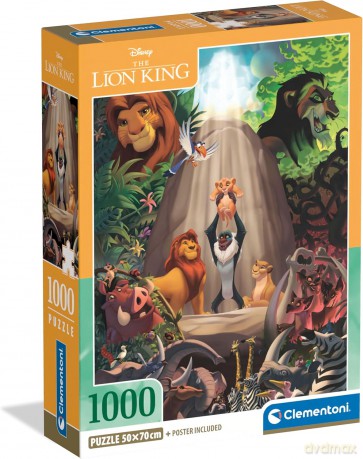 CLEMENTONI 1000 el. The Lion King compact [PUZZLE]