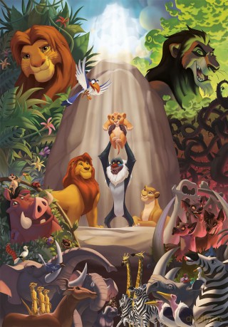 CLEMENTONI 1000 el. The Lion King compact [PUZZLE]