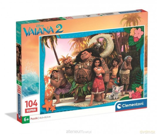 CLEMENTONI 104 Super Kolor Vaiana 2 [PUZZLE]