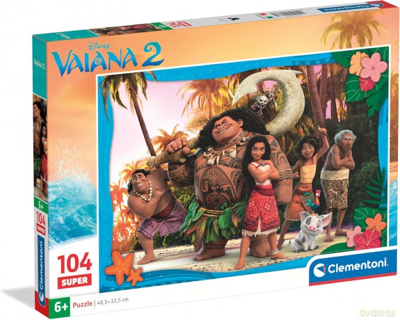 CLEMENTONI 104 Super Kolor Vaiana 2 [PUZZLE]