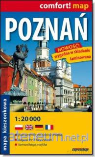 Poznań 1:20 000 kieszonkowy plan miasta [KSĄŻKA]