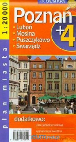 Poznań plus 4 plan miasta [KSĄŻKA]
