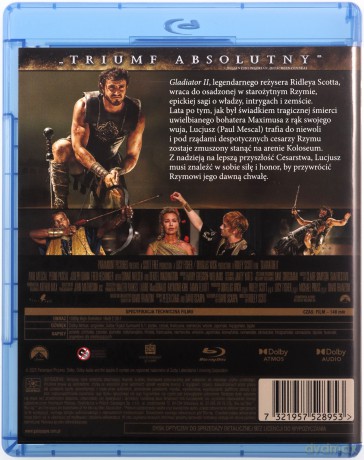 Gladiator II (Gladiator 2) [Blu-Ray]