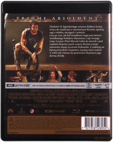 Gladiator II (Gladiator 2) [Blu-Ray 4K]