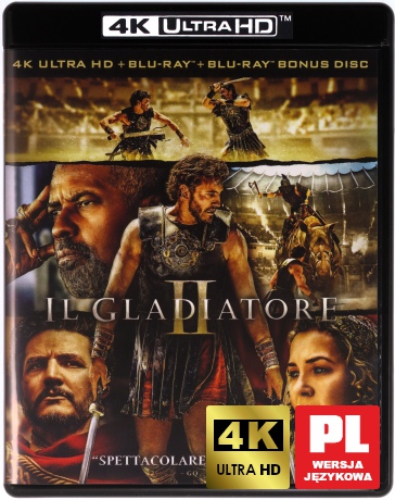 Gladiator II (Gladiator 2) [Blu-Ray 4K]+[2xBlu-Ray]