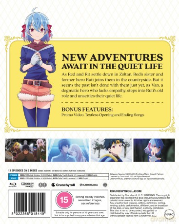 Banished From The Hero's Party I Decided To Live A Quiet Life In The Countryside - Season 2 [2xBlu-Ray]