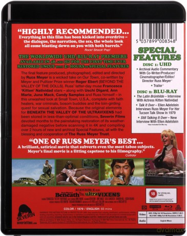 Beneath The Valley Of The Ultravixens (Limited) [Blu-Ray 4K]+[Blu-Ray]
