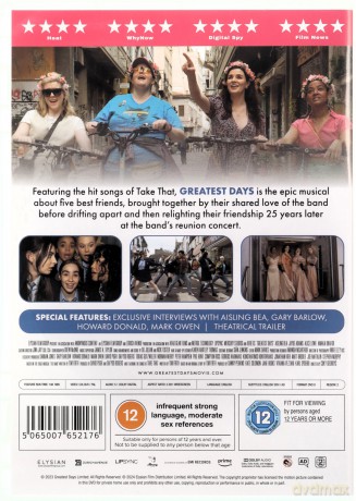 Greatest Days [DVD]