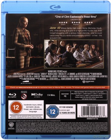 Juror #2 (Przysięgły nr 2) [Blu-Ray]