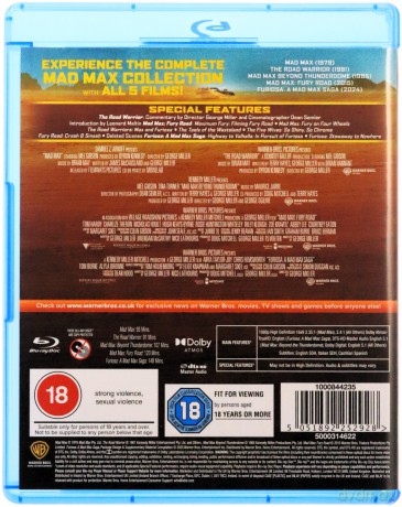 Mad Max (5 Film Collection) [5xBlu-Ray]