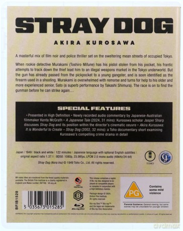 Stray Dog (Zbłąkany pies) [Blu-Ray]