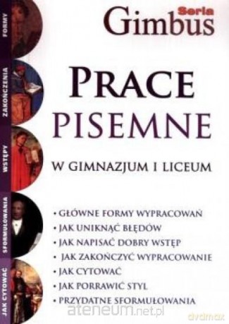 Prace pisemne w gimnazjum i liceum [KSĄŻKA]