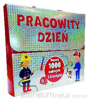 Pracowity dzień - 1000 naklejek i 4 książki [KSĄŻKA]