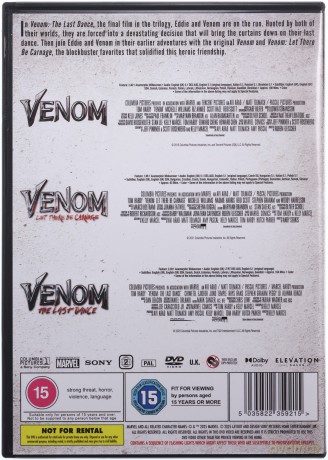 Venom / Venom: Let There Be Carnage / Venom: The Last Dance [3DVD]