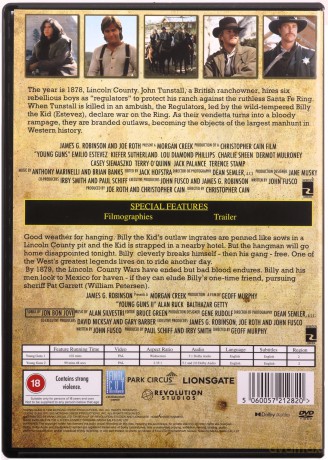 Young Guns / Young Guns II (Młode strzelby 1-2) [2DVD]