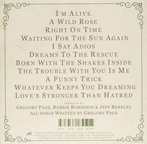 Gregory Page: A Wild Rose [CD]
