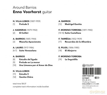 Enno Voorhorst: Around Barrios [CD]