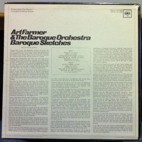 Art Farmer: Baroque Sketches [Winyl]