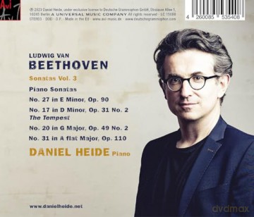 Daniel Heide: Beethoven: Sonatas Vol. 3 [CD]