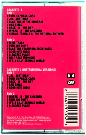 Bootsy Collins New Rubber Band: Blasters Of The Universe [KASETA]