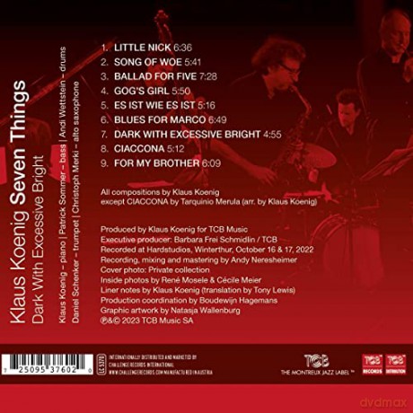 Klaus Koenig Seven Things: Dark With Excessive Bright [CD]