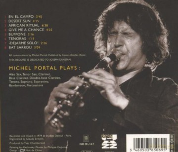 Michel Portal: Dejarme Solo! [CD]