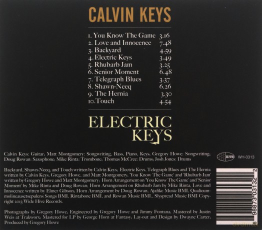 Calvin Keys: Electric Keys [CD]