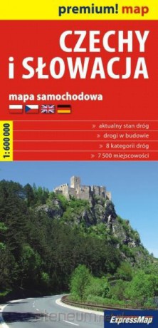 Premium! map Czechy i Słowacja 1:600 000 [KSĄŻKA]