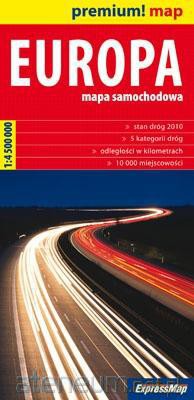 Premium! map Europa 1:4 500 000 [KSĄŻKA]