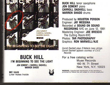 Buck Hill: Im Beginning To See The Light [KASETA]