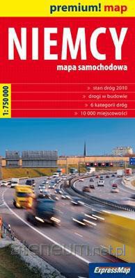 Premium! map Niemcy 1:750 000 [KSĄŻKA]