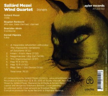 Szilárd Mezei Wind Quartet: Innen [CD]