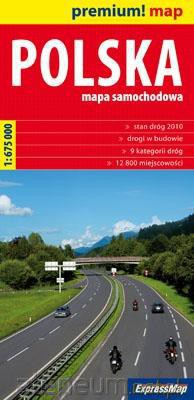 Premium! map Polska 1:675 000 [KSĄŻKA]