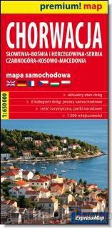 Premium! mapChorwacja 1:650 000 [KSĄŻKA]