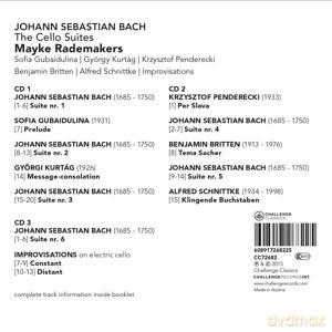 Mayke Rademakers: Johann Sebastian Bach: The Cello Suites [3CD]