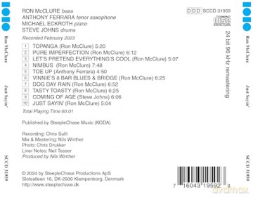 Ron McClure: Just Sayin [CD]
