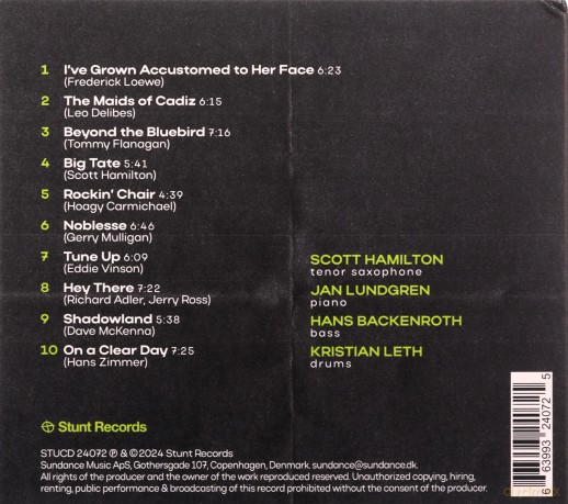 Scott Hamilton Quartet: Looking back [CD]