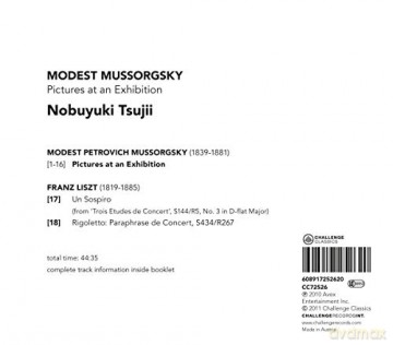 Nobuyuki Tsujii: Modest Mussorgsky: Pictures at an Exhibition [CD]