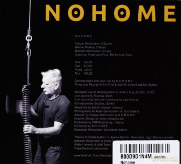 NOHOME: NOHOME [CD]
