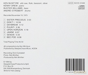 Ken McIntyre Quartet: Open Horizon [CD]