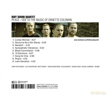 Ruff Sound Quartet: Peace - Ode to the music of Ornette Coleman [CD]
