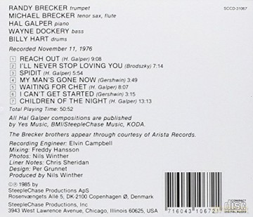 Hal Galper w/Michael Brecker: Reach Out [CD]