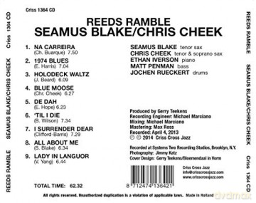 Seamus Blake and Chris Cheek: Reeds Ramble [CD]