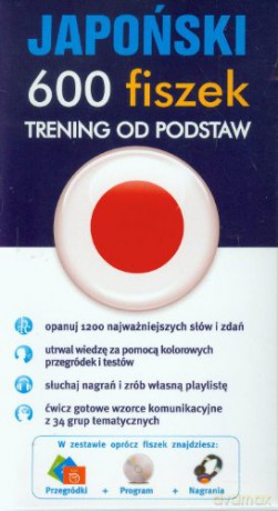 Japoński. 600 fiszek. Trening od podstaw [KSIĄŻKA]+[CD]