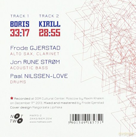 Frode Gjerstad Trio: Russian Standard [CD]