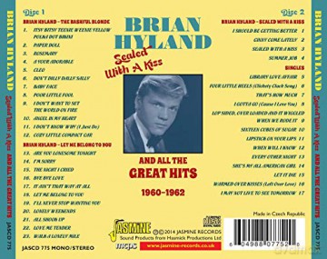 Brian Hyland: Sealed with a Kiss And All The Great Hits 1960-1962 [2CD]