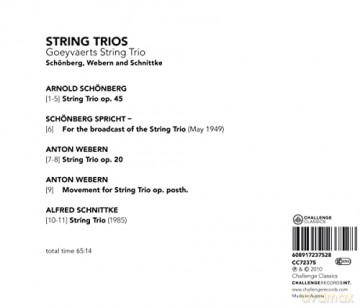 Goeyvaerts String Trio: String Trios [CD]