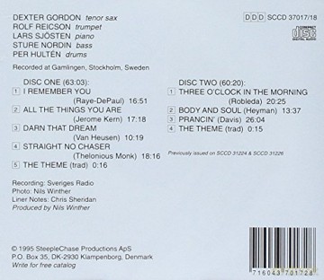 Dexter Gordon: Swedish Nights [2CD]