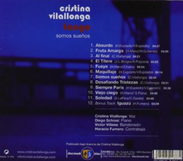 Cristina Villalonga: Tango - Somos Suenos [CD]